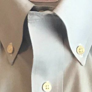 Brooks Brothers Classic Men's LS Dress Shirt Size 17.5" X 36"